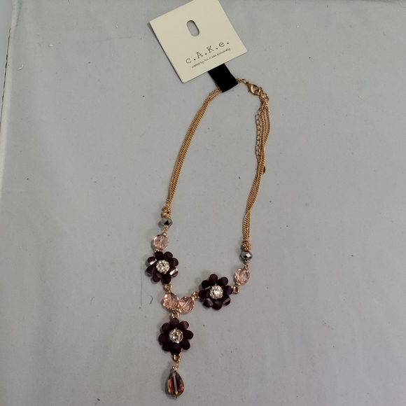 Ali kahn gold chain flower neck - Picture 2 of 6